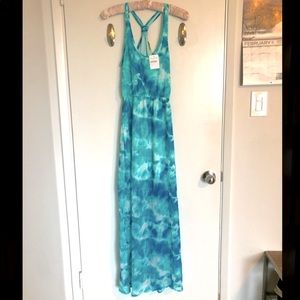 Nordstrom Blue and White Maxi Dress